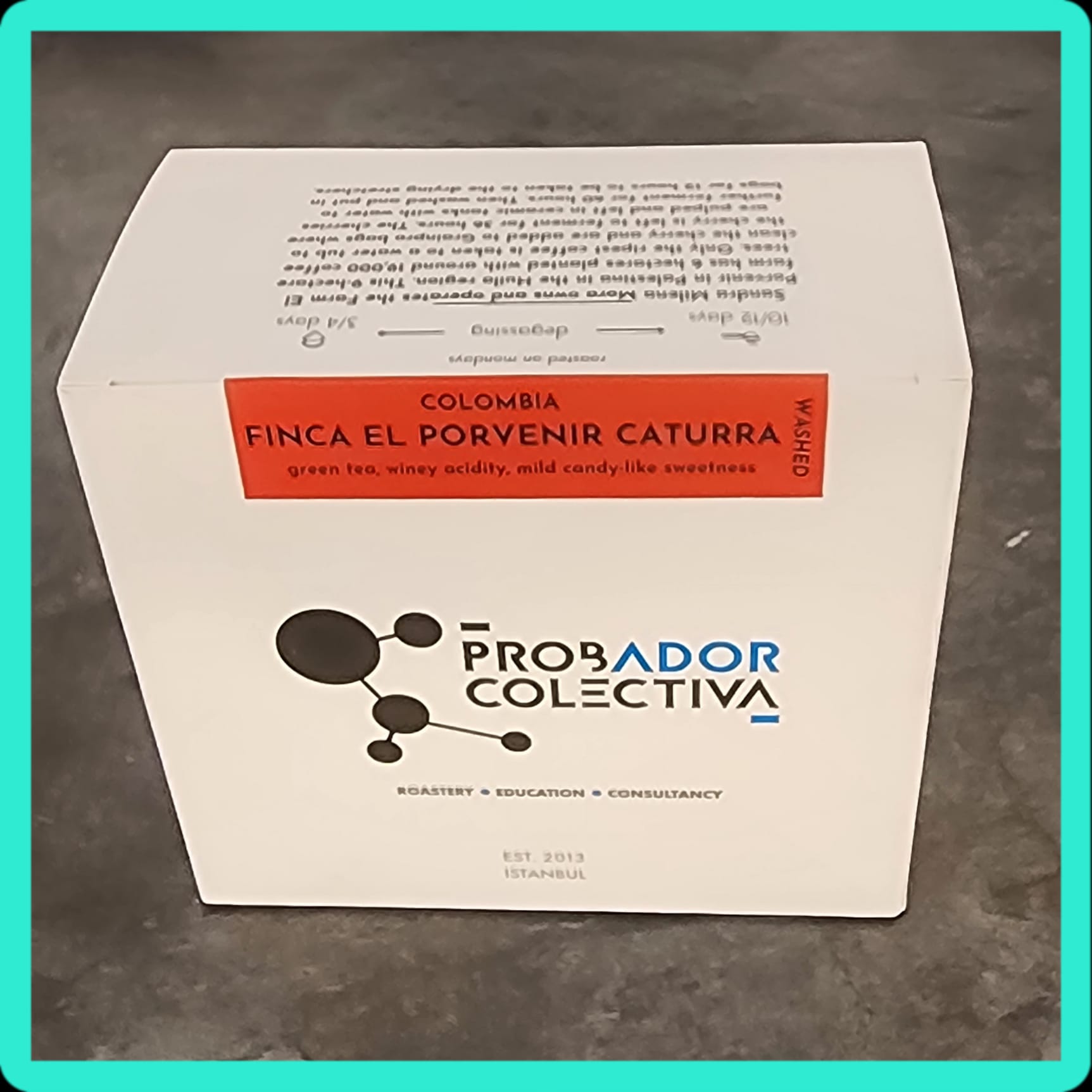 FINCA PORVENIR CATURRA WASHED, COLOMBIA